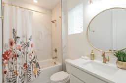 Bathroom 1 attached to bedroom 1 on the first floor!