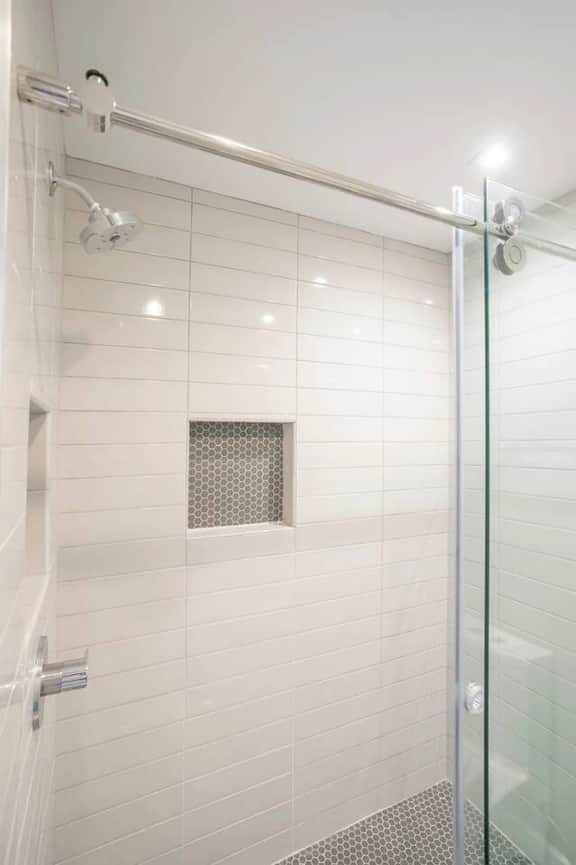 The spacious and elegant Master suite shower!