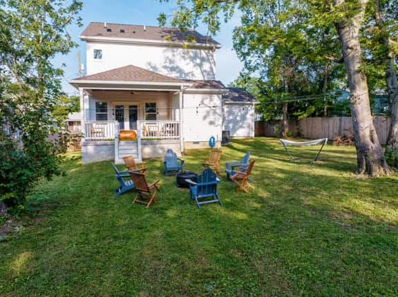 Experience the magic of this spacious backyard. From vibrant sunsets to serene sunrises, every moment is painted with togetherness! Embrace the joy of family and friends as you make this outdoor space your canvas of shared experiences.