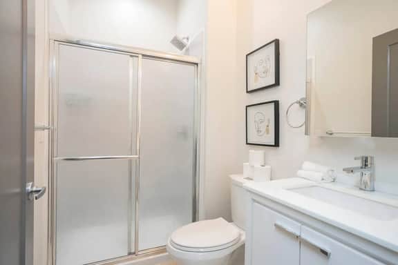 Full bath on the second level for your convenience