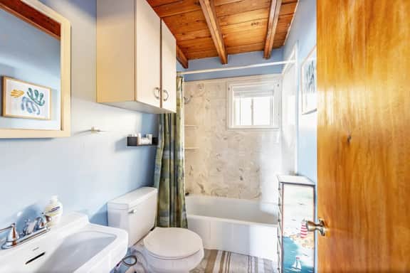 Bathroom 2  - This inviting full bath offers the best of both worlds with a bathtub and shower combo!