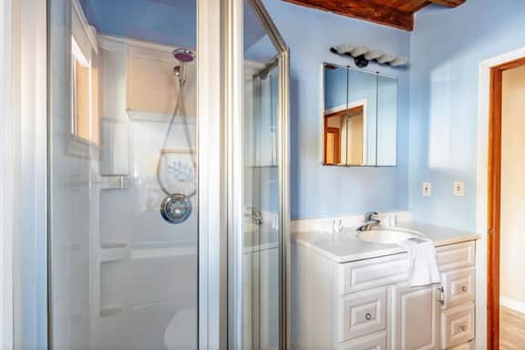 Bathroom 1 - Enjoy the convenience of a full bath with a spacious walk-in shower. We've got your essentials covered, so you can relax and refresh with ease!