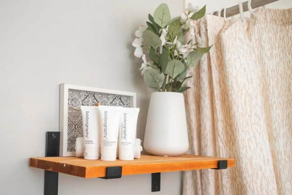 Our bathroom comes fully stocked with towels and bath essentials, so you can relax and rejuvenate worry-free!