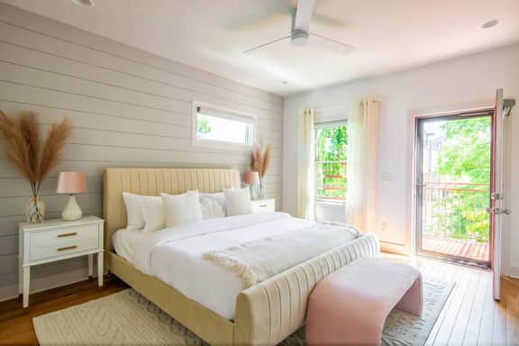 Simple yet elegant Master bedroom on the third floor!
