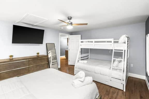 Cozy corners and plenty of beds make this the perfect crash pad after exploring Music City all day!
