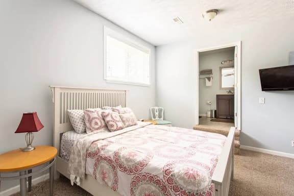 Welcome to your private suite! Bright and Cozy with tons of natural light!