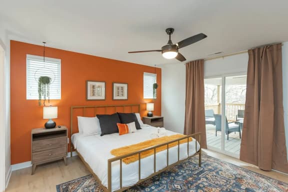Each bedroom is thoughtfully designed for comfort and is atheistically pleasing!