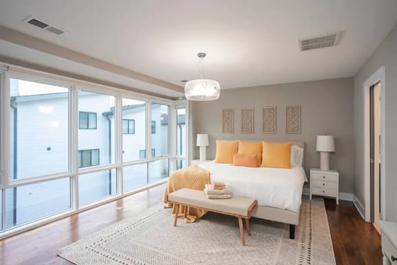Stunning master features beautiful natural light (with privacy shade)!